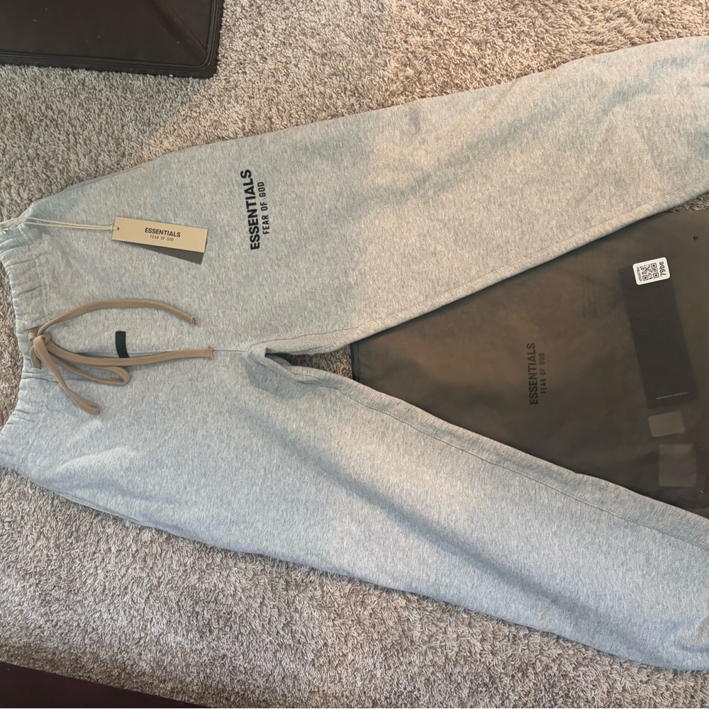 Essentials Light Gray Men's Sweater